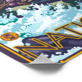 White Water Rafting - Glacier National Park, MT Poster (Hoek)