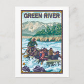 White Water Rafting - Green River, Washington Briefkaart (Voorkant)