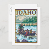 White Water Rafting - Idaho Briefkaart (Voorkant / Achterkant)