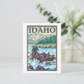 White Water Rafting - Idaho Briefkaart (Staand voorkant)