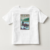 White Water Rafting - Idaho Kinder Shirts (Voorkant)