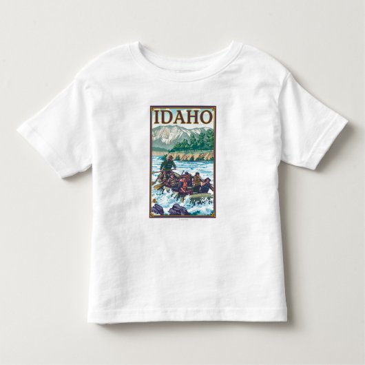 White Water Rafting - Idaho Kinder Shirts (Voorkant)