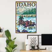 White Water Rafting - Idaho Poster (Thuiskantoor)