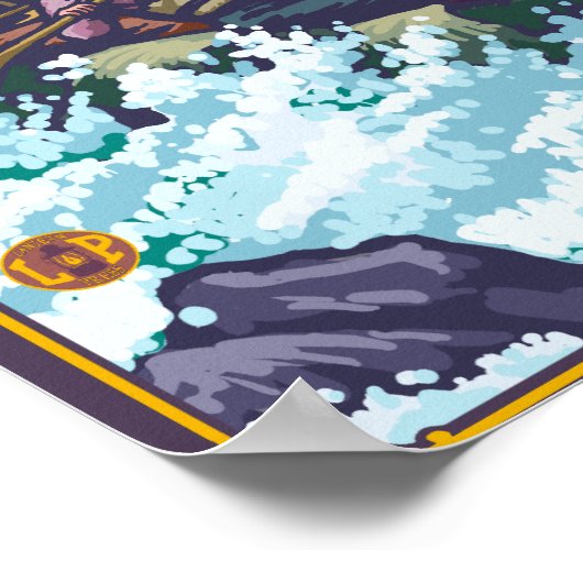 White Water Rafting - Idaho Poster (Hoek)