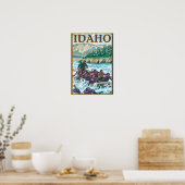 White Water Rafting - Idaho Poster (Keuken)