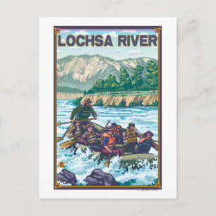 White Water Rafting - Lochsa River, Idaho Briefkaart