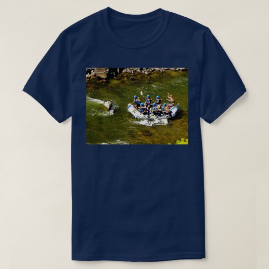 White Water Rafting Long T-shirt (Design voorkant)