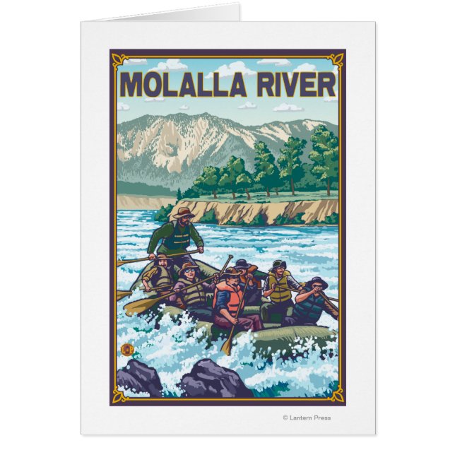 White Water Rafting - Molalla River, Oregon (Voorkant)