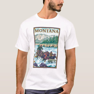 White Water Rafting - Montana T-shirt