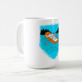 White Water Rafting Oar Rafter Koffiemok (Voorkant links)