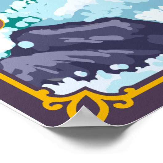 White Water Rafting - Oregon Poster (Hoek)