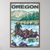 White Water Rafting - Oregon Poster (Voorkant)