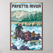 White Water Rafting - Payette River, Idaho Poster (Voorkant)