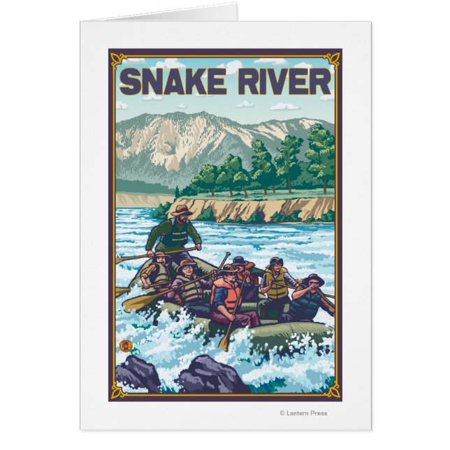 White Water Rafting - Snake River, Idaho (Voorkant)