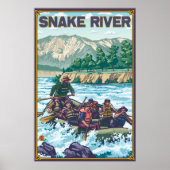 White Water Rafting - Snake River, Idaho Poster (Voorkant)