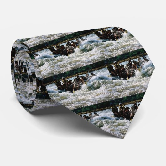 White Water Rafting Stropdas (Opgerold)