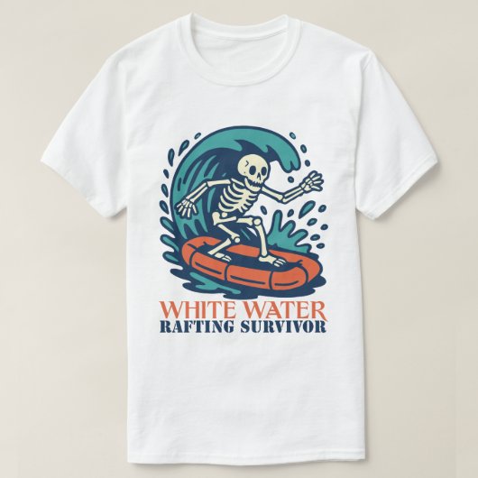 White Water Rafting Survivor T-shirt (Design voorkant)