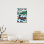 White Water Rafting - Wenatchee River, Washingto Poster (Keuken)