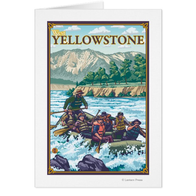 White Water Rafting - West Yellowstone, Montana (Voorkant)