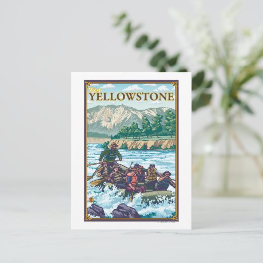 White Water Rafting - West Yellowstone, Montana Briefkaart (Staand voorkant)