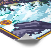 White Water Rafting - Yellowstone National Park Poster (Hoek)