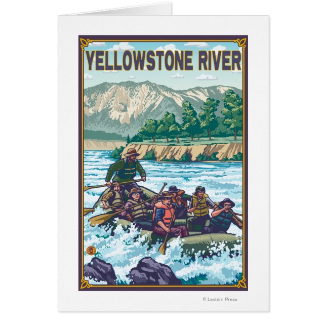 White Water Rafting - Yellowstone River, Montana (Voorkant)