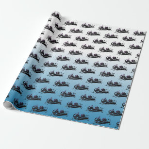 White Water River Rafting Cadeaupapier