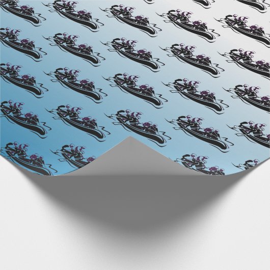 White Water River Rafting Cadeaupapier (Hoek)