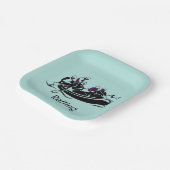 White Water River Rafting Design Paper Borden Papieren Bordje (Gebogen)