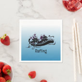 White Water River Rafting Design Paper Napkins Servet (Insitu)