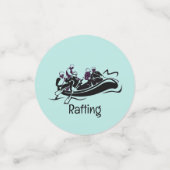 White Water River Rafting Design Table Confetti (Kleine voorkant)