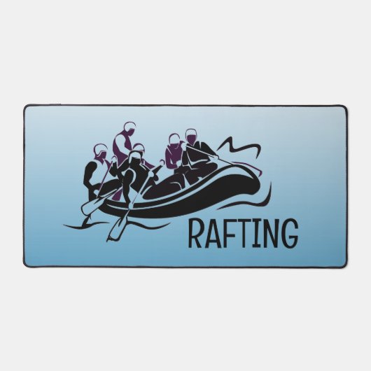 White Water River Rafting Desk Mat (Voorkant)