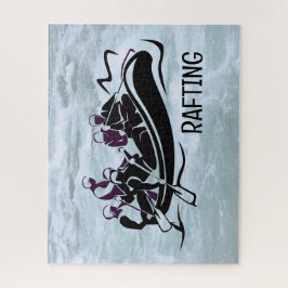 White Water River Rafting Jigzaag Puzzle Legpuzzel