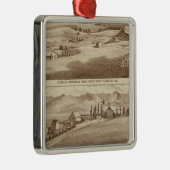 White Water, Saucelito ranches Metalen Ornament (Rechts)