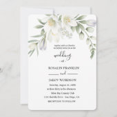 white watercolor wedding kaart (Voorkant)