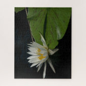White Waterlily Jigzaag Puzzle Legpuzzel (Verticaal)