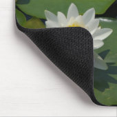 White Waterlily Mousepad Muismat (Hoek)