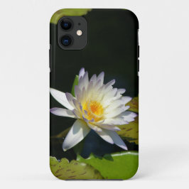 White Waterlily phone case