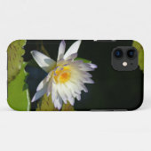 White Waterlily phone case (Achterkant (horizontaal))