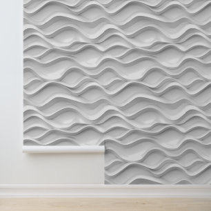 White Waves 3D-look Behang