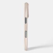 White Wavey Pattern – Minimalistisch abstract ontw Case-Mate iPhone Case (Achterkant / Rechts)