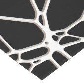 White Web Texture + uw bachgr. en ideeën Lange Tafelloper (Hoek)