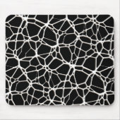 White Web Texture + uw bachgr. en ideeën Muismat (Voorkant)