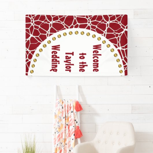 White Web Texture + uw bachgr. en ideeën Spandoek (Insitu)