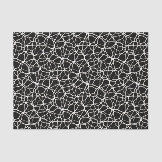 White Web Texture + uw bachgr. en ideeën Tissuepapier (Voorkant)