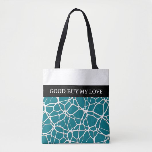 White Web Texture + uw bachgr. en ideeën Tote Bag (Voorkant)