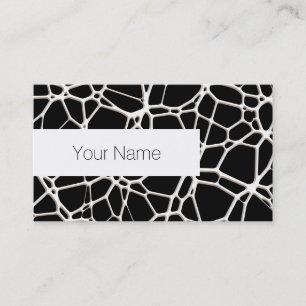 White Web Texture + uw bachgr. en ideeën Visitekaartje