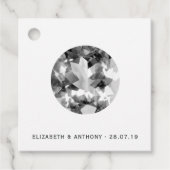 White Wedding Bedankjes Labels (Voorkant)