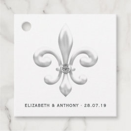 White Wedding Bedankjes Labels