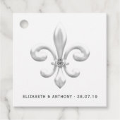 White Wedding Bedankjes Labels (Voorkant)